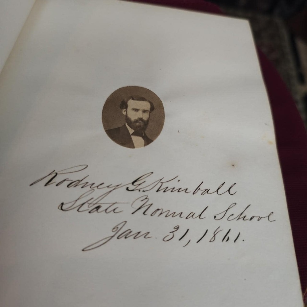1861 Albany New York State Normal School Autograph Book Signed by Rodney Kimball